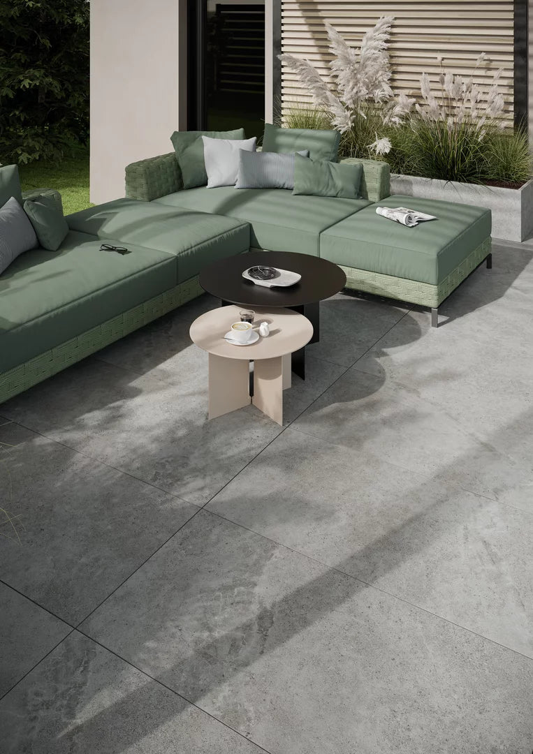 Aura Grey 60x60 CM Uteklinker (18MM i tjocklek) - Trendi Kakel - KakelExpress
