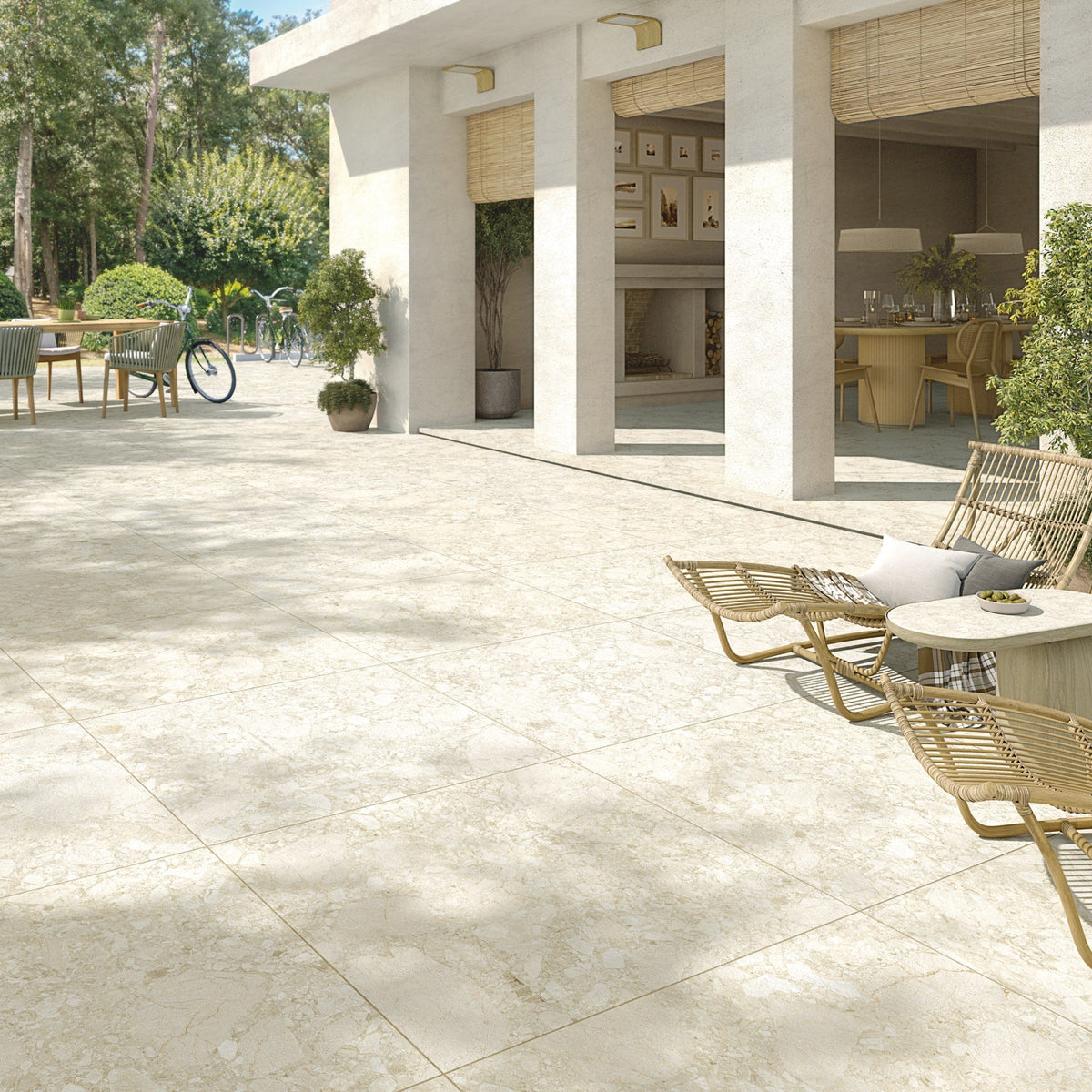 Color Beach Terrazzo Matt Rect. 60x60 CM Klinker - Trendi Kakel - KakelExpress