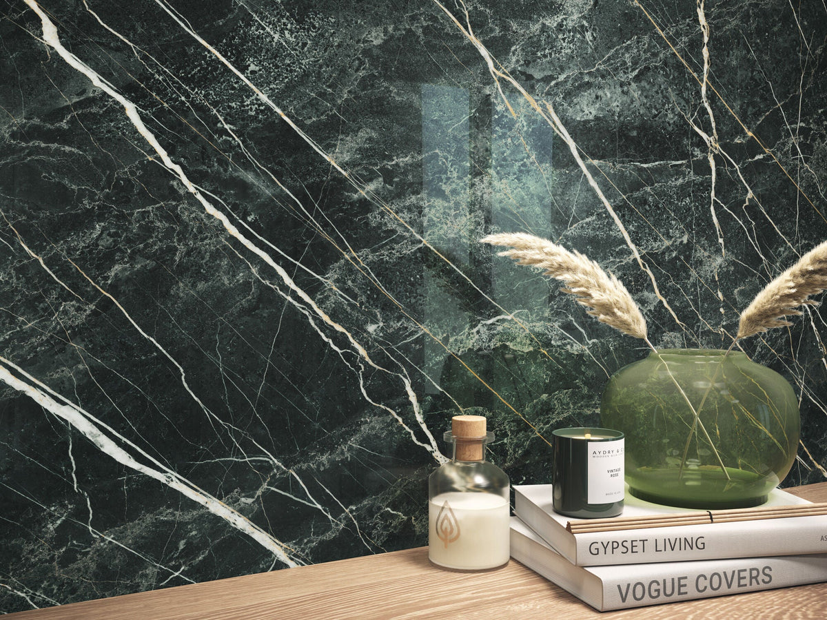 Elegant Marble Green Rect. 60x60 CM Klinker - Trendi Kakel - KakelExpress