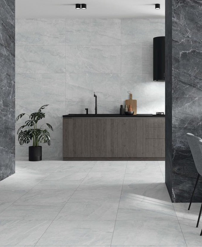 Elegant Marble White Matt Rect. 60x60 CM Klinker - Trendi Kakel - KakelExpress