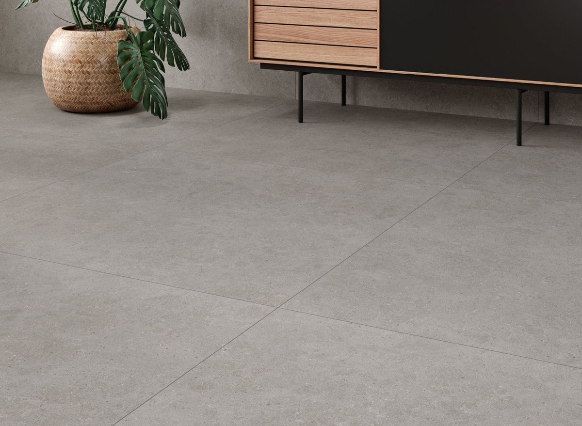 Gotland Kalk Grå Matt Rect. 60x120 CM Klinker - Trendi Kakel - KakelExpress