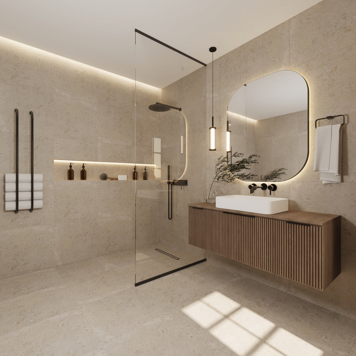 Kalksten Klinker Beige Matt Rect. 30x60 CM Klinker - Trendi Kakel - KakelExpress