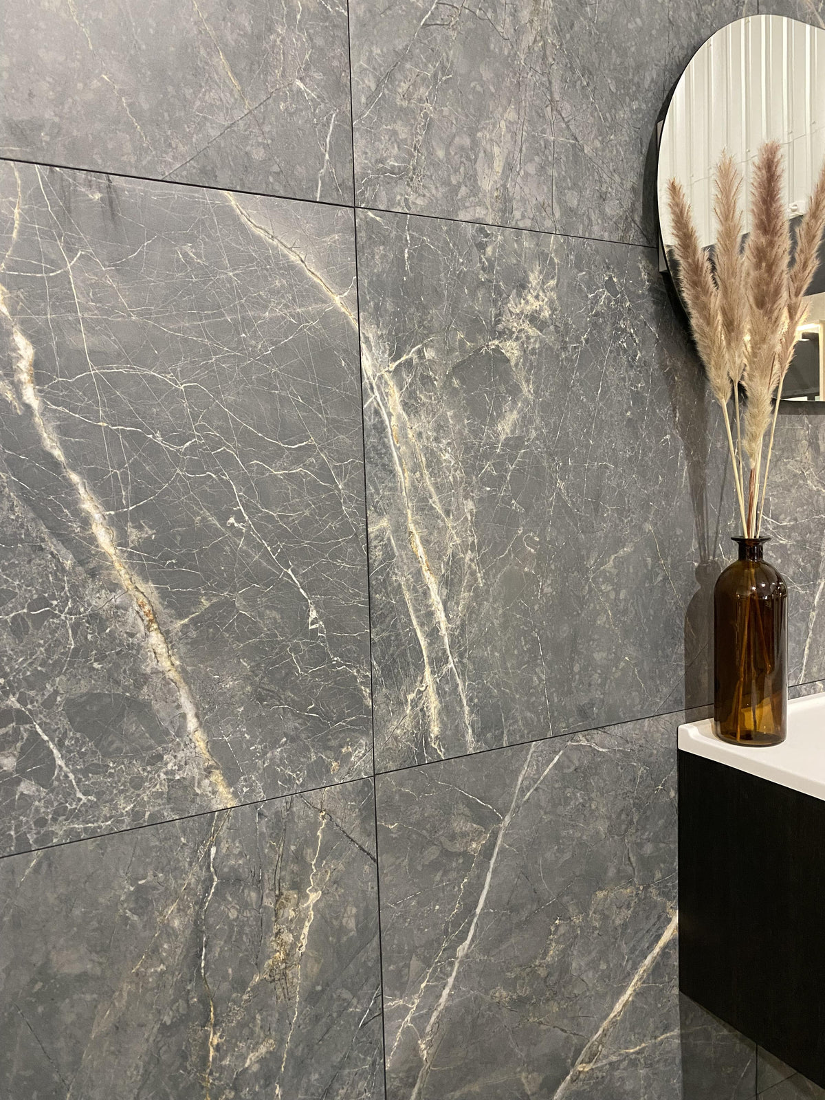 Marblestone Dark Matt Rect. 60x60 CM Klinker - Trendi Kakel - KakelExpress