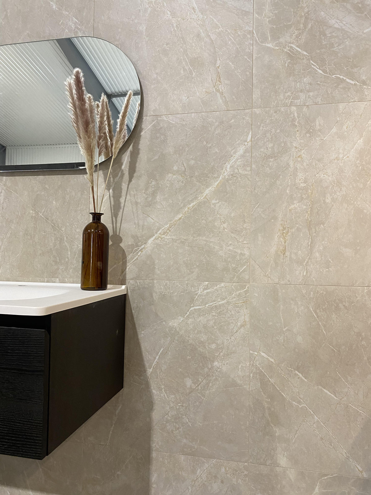 Marblestone Ivory Matt Rect. 60x60 CM Klinker - Trendi Kakel - KakelExpress