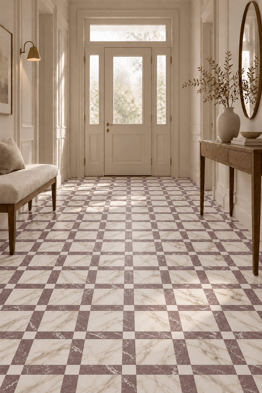 Mayfair Burgundy 20x20 CM Klinker - Trendi Kakel - KakelExpress