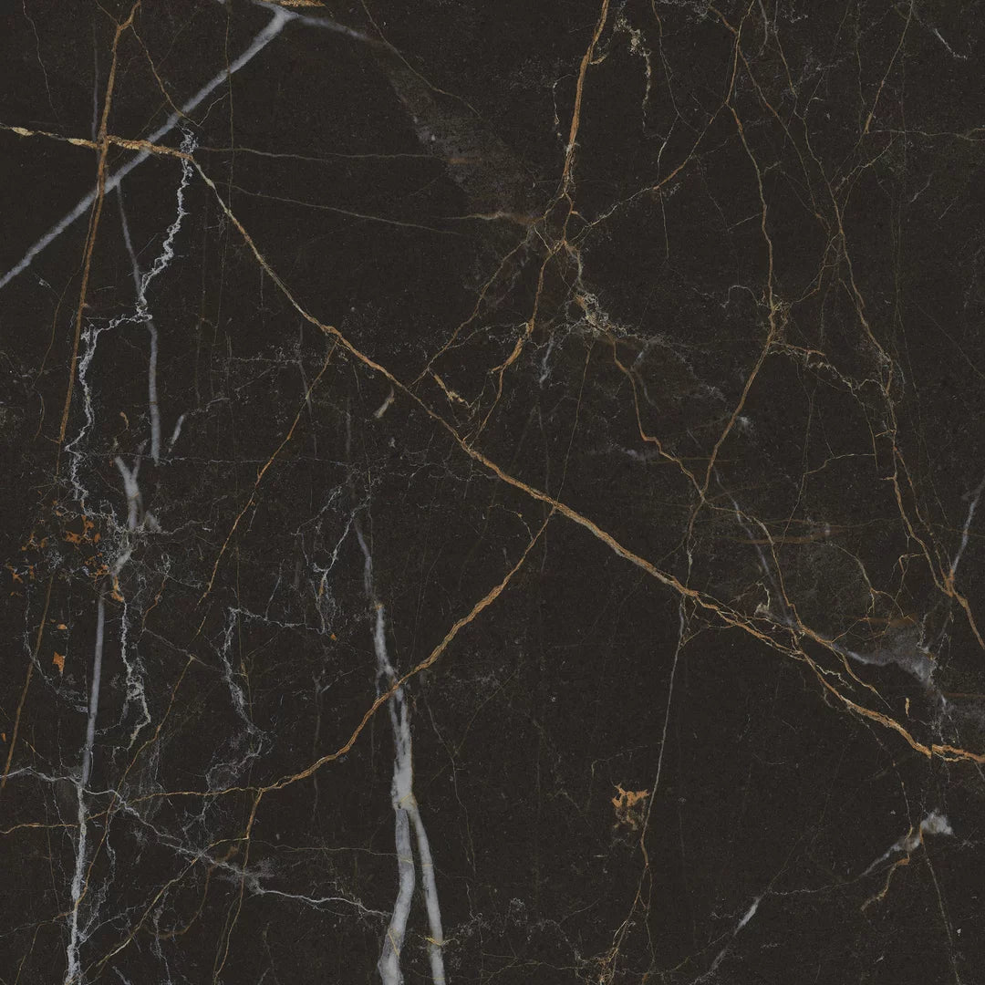Midnight Marble Black Rect. 60x60 CM Klinker - Trendi Kakel - KakelExpress