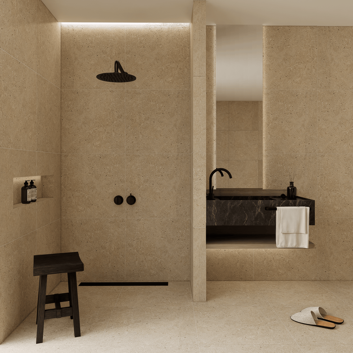 Norr Kalk Natural Matt Rect. 30x60 CM Klinker - Trendi Kakel - KakelExpress