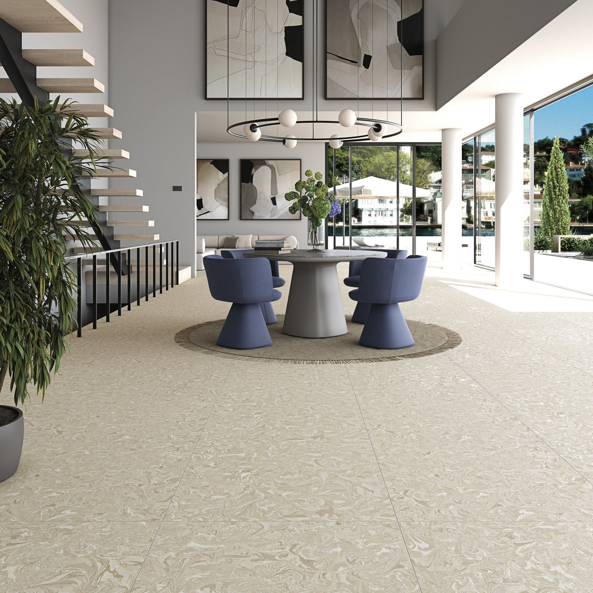 Oasis Beige Matt Rect. 60x60 CM Klinker - Trendi Kakel - KakelExpress