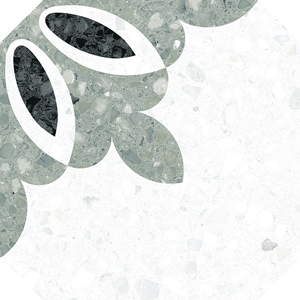 Octogono Antibes Verde 20x20 CM Klinker - Vives - KakelExpress