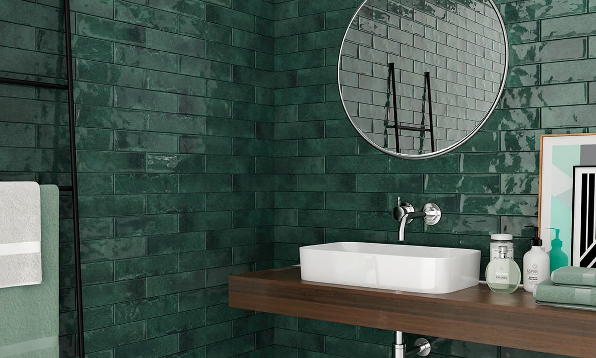 Palma Verde 7x28 CM Kakel - Trendi Kakel - KakelExpress