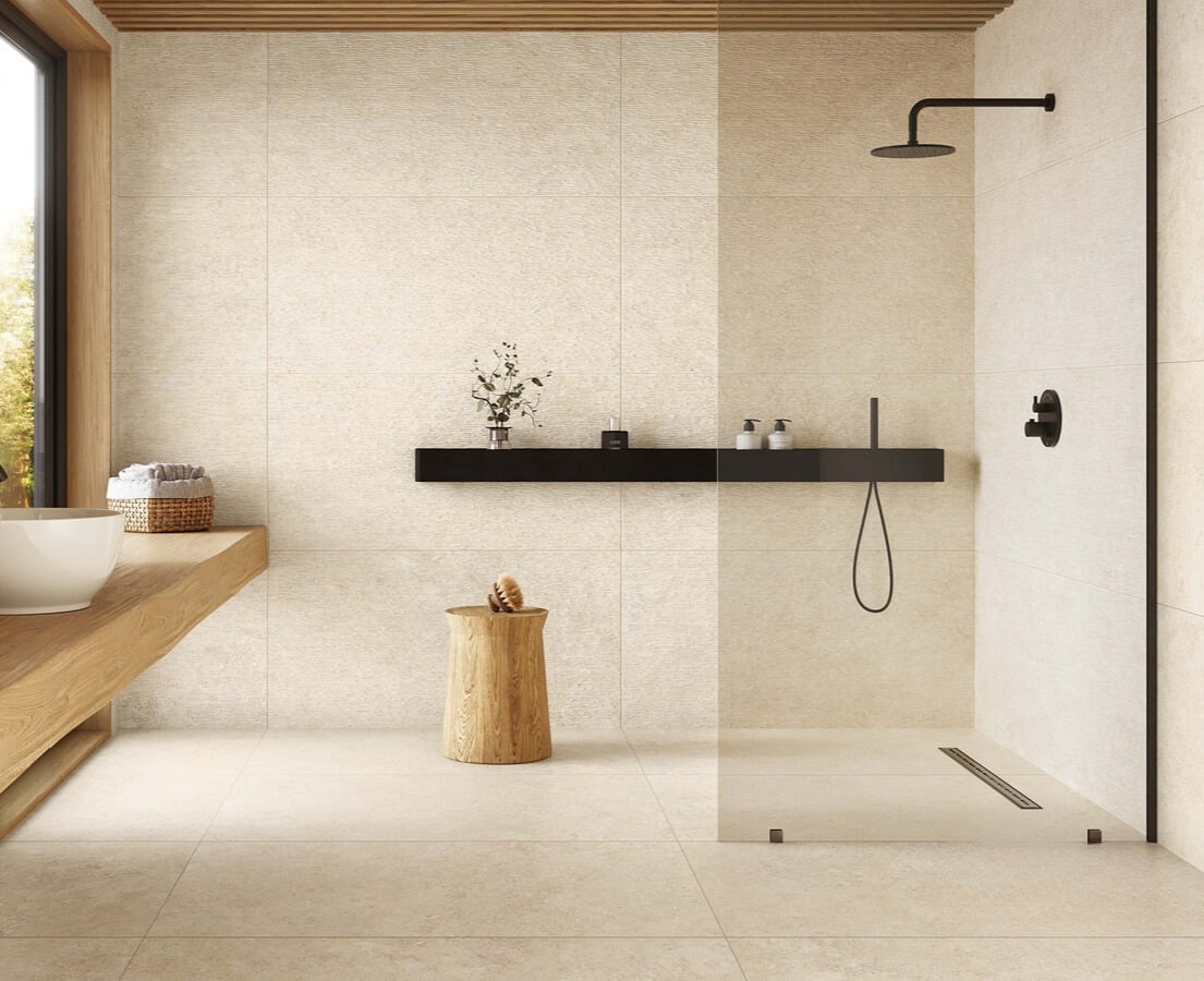 Stockholm Sand Matt Rect. 60x120 CM Klinker - Trendi Kakel - KakelExpress