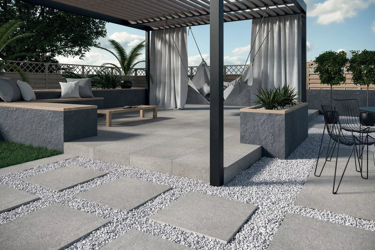 Stone Optimal Antracit 60x60 CM Uteklinker (20MM i tjocklek) - Trendi Kakel - KakelExpress