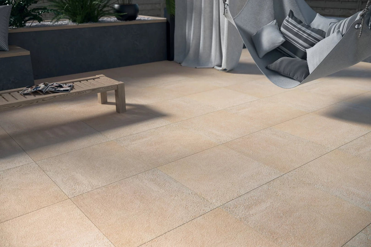 Stone Optimal Beige 60x60 CM Uteklinker (20MM i tjocklek) - Trendi Kakel - KakelExpress