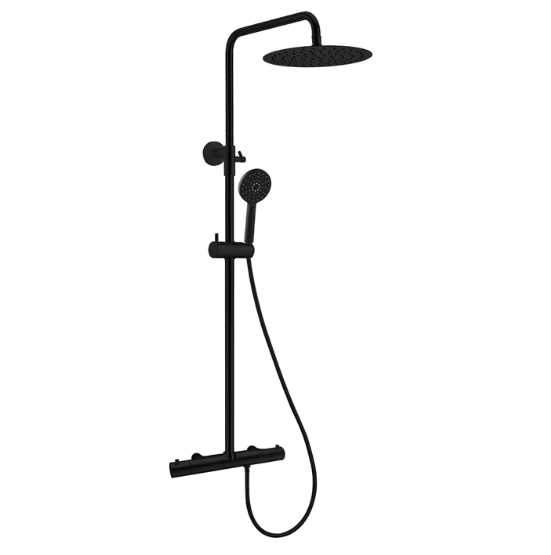 Takdusch Studio Svart CC150 med 300 mm duschhuvud Noro - Noro - KakelExpress