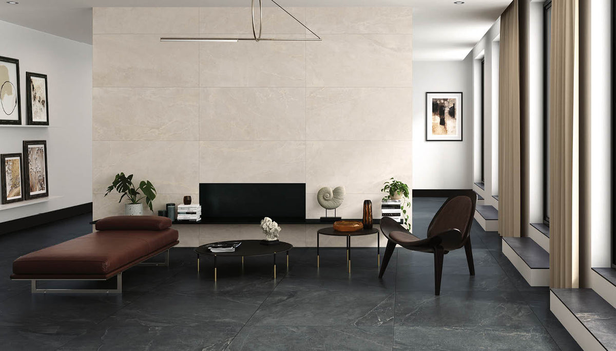 Uppsala Antracit Matt Rect. 60x120 CM Klinker - Trendi Kakel - KakelExpress