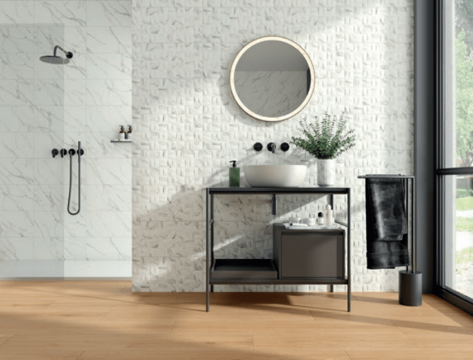 Aston White 25x50 CM Kakel - Trendi Kakel - KakelExpress