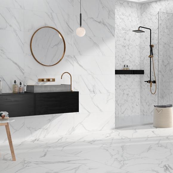 Aston White Rect. 60x120 CM Klinker - Trendi Kakel - KakelExpress
