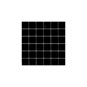 Kristall Svart 48×48 MM Mosaik - tidlöst - KakelExpress