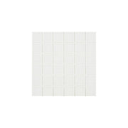 Kristall Vit 48×48 MM Mosaik - tidlöst - KakelExpress