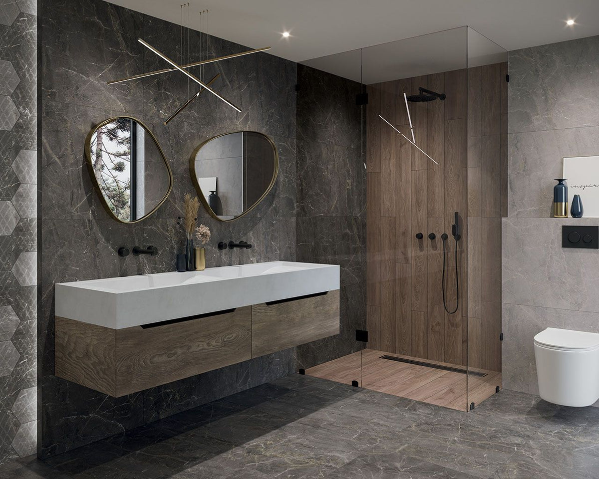 Marblestone Dark Matt Rect. 60x60 CM Klinker - Trendi Kakel - KakelExpress
