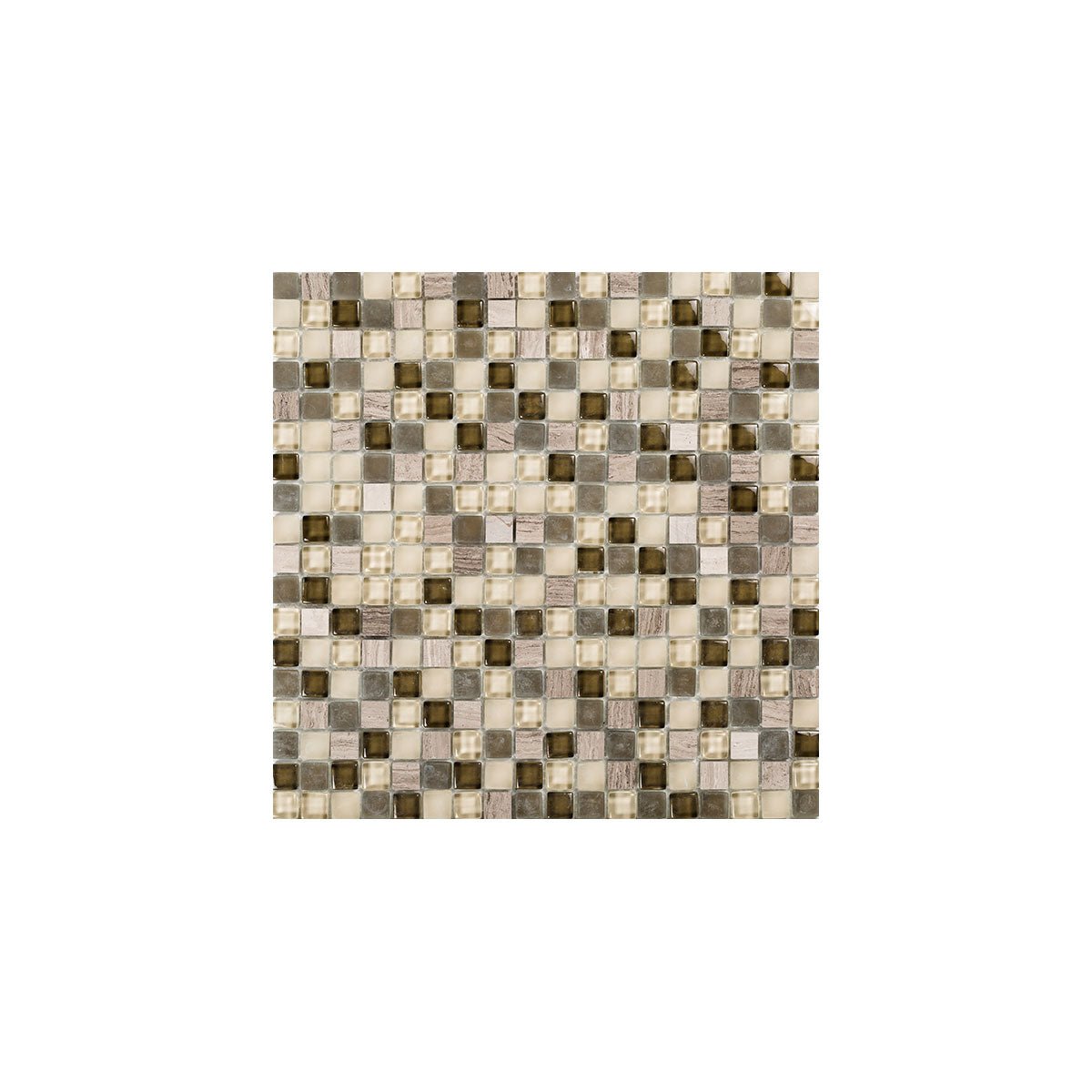 Mixmosaik Famous Grouse 15×15 MM - tidlöst - KakelExpress