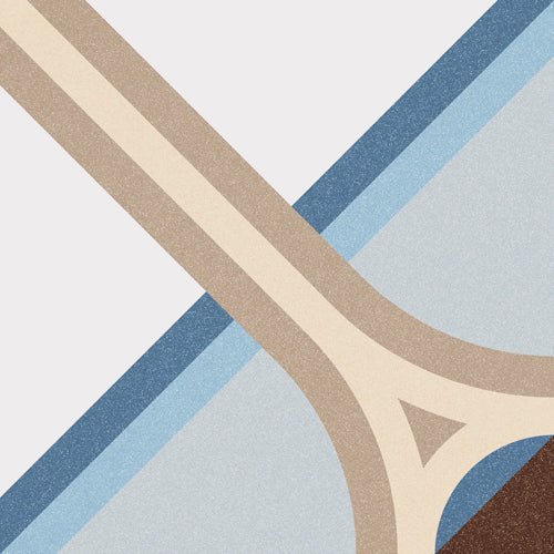 Montaner Azul 20x20 CM Marockanskt mönster - Vives - KakelExpress