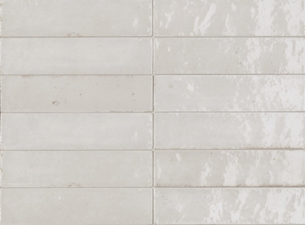 Monza White 6x24 CM Klinker - Lhådös Kakel - KakelExpress