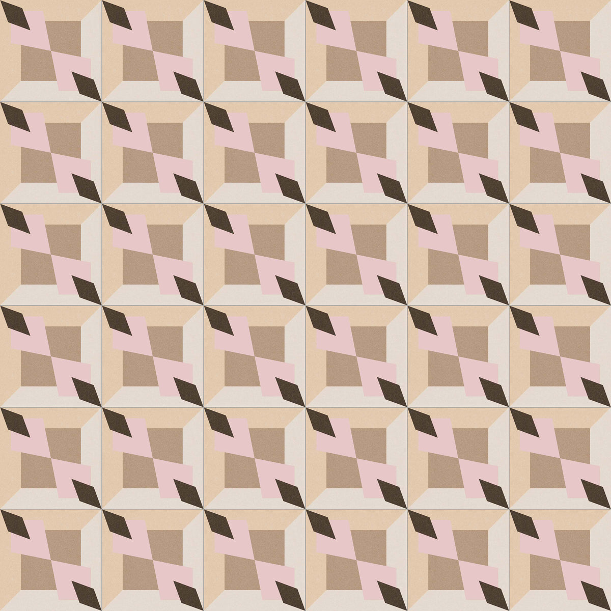 Morera Beige 20x20 CM Marockanskt mönster - Vives - KakelExpress