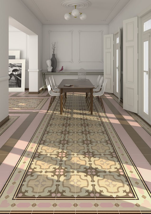 Morera Beige 20x20 CM Marockanskt mönster - Vives - KakelExpress