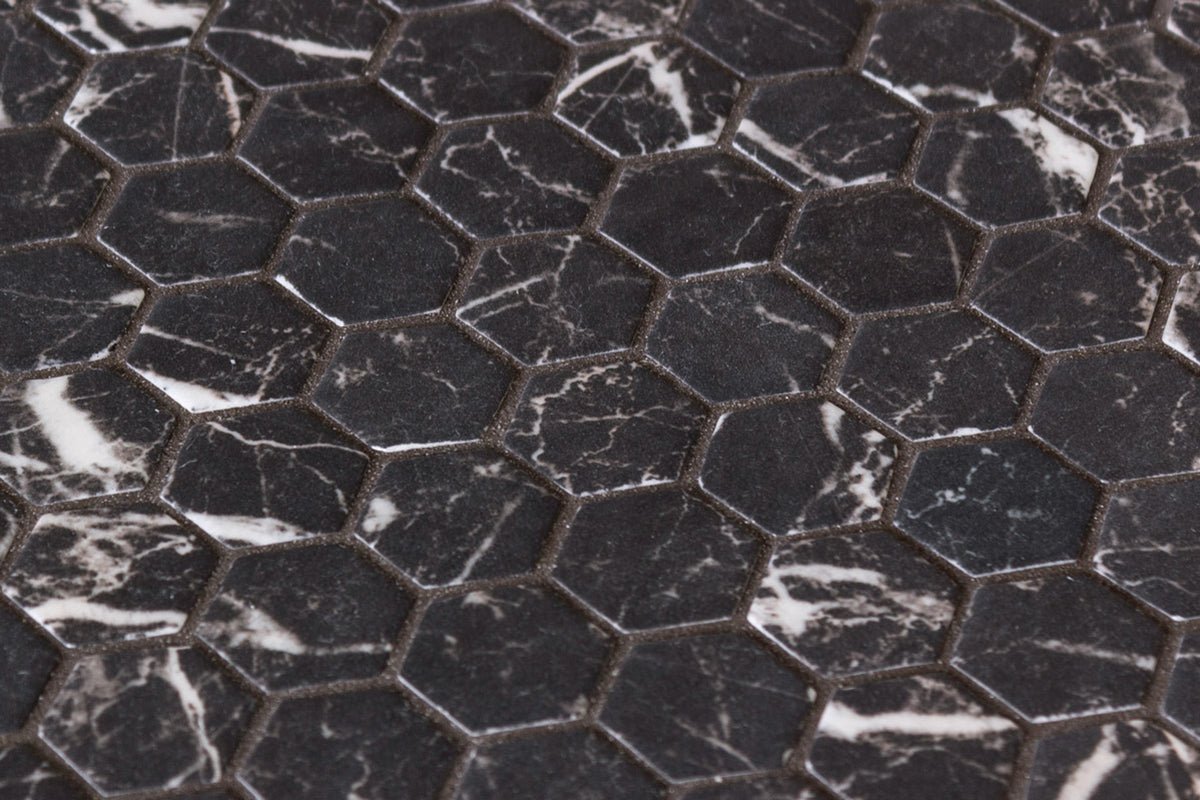 Nero 25x25 MM Mosaik - tidlöst - KakelExpress