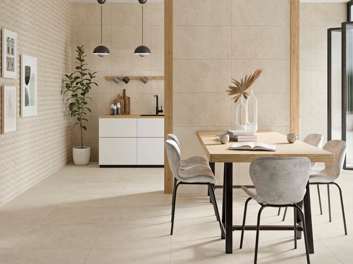 Öland Kalk Beige Matt 60x120 CM Klinker - Trendi Kakel - KakelExpress