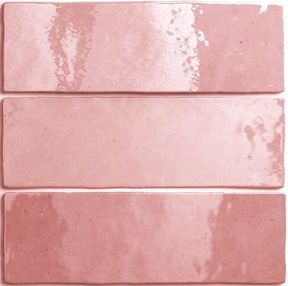 Pazcal Rosa 6,5x20 CM Kakel - Lhådös Kakel - KakelExpress