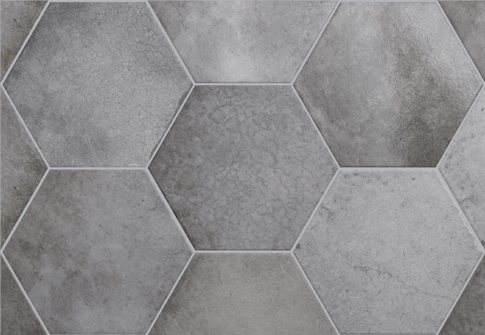 Story Grey Shadow Hexagon 17,5x20 CM Klinker - Lhådös Kakel - KakelExpress